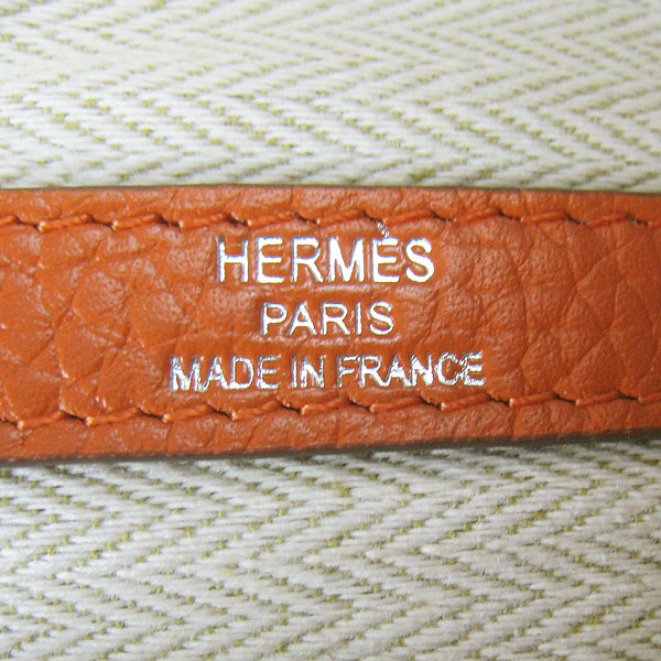7A Hermes Garden Party Bag Orange H2805 Replica - Click Image to Close